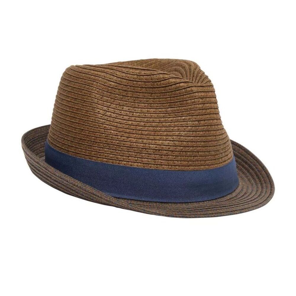 Atlas For Men Mens Two Tone Straw Hat / Light Brown